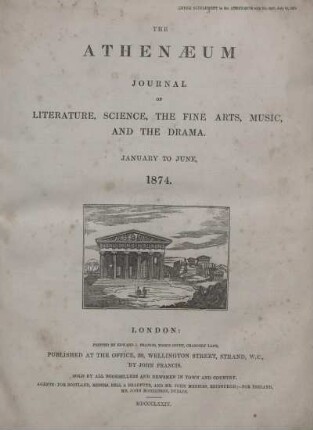 1874,1: The Athenaeum