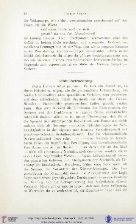 Schlußbetrachtung