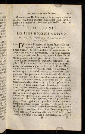 165-168, Titulus XIII