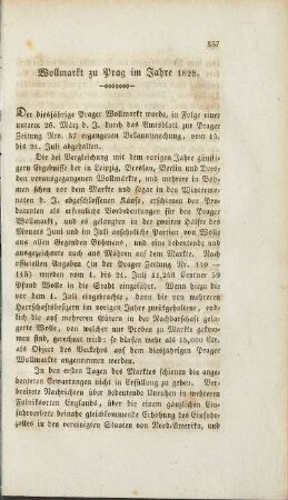 Wollmarkt zu Prag im Jahre 1828