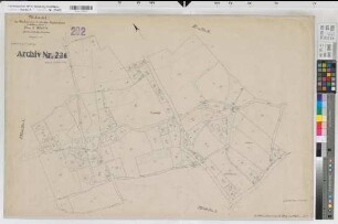 Dinker (Welver), Nateln (Welver), Umlegung Dinker-Nateln, Urkarte 1 Dinker Flur 2,2