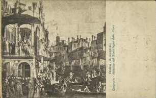 Venezia - R. Accademia Carpaccio - Miracolo del Santo legno della Croce