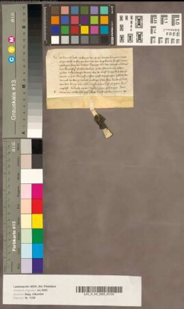Johann von Cuesin, Schöffe zu Köln, quittiert wegen Heinrich Juede, über siebeneinhalb Gulden Leibzuchtrente.