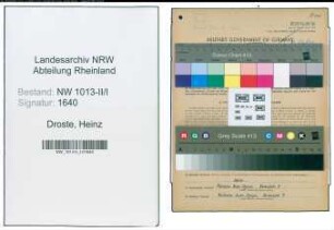Entnazifizierung Heinz Droste , geb. 13.02.1909 (Ingenieur)