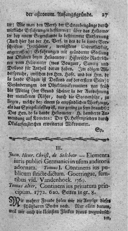 Elementa iuris publici Germanici. Tom.I.II.