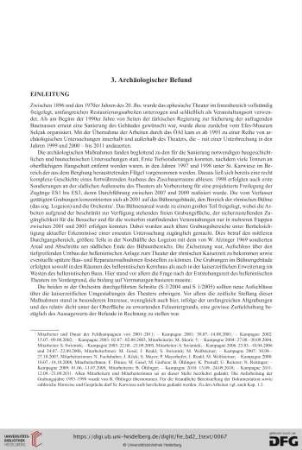3. Archäologischer Befund