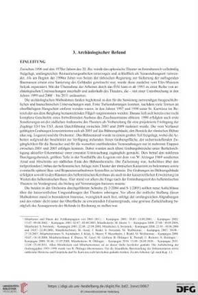 3. Archäologischer Befund