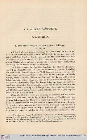 25: Vorrömische Altertümer
