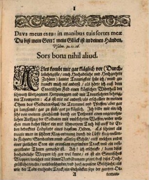 Nidergelegte Christliche Tapferkeit Das ist: Schuldige Klagred, oder Leich- vnnd Ehrn-Predig von dem Christ-ritterlichen Leben vnnd von dem unvermuetlichen hochbetrüblichen doch seeligen Ableiben Weyland Ihr Hochgräfliche Excellentz Deß Hoch- und Wolgebornen Herrn Nicolai Grafen von Serin ...