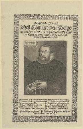 Bildnis des Balthasar Gockels