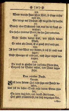 Das vierdte Buch.