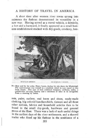 90. A sunken tree in the Mississippi. - Sm. F. Lith. Col. German. c. 1856