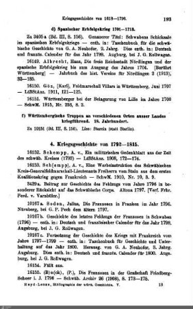 4. Kriegsgeschichte von 1792-1815