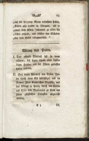 Allianz mit Polen.