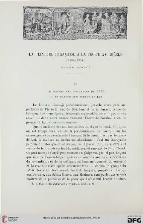3. Pér. 26.1901: La peinture française à la fin du XVe siècle (1480 - 1501), [2]