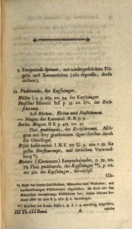 Entomologische Beyträge Zu Des Ritter Linné Zwölften Ausgabe Des Natursystems. Dritten Theiles Dritter Band