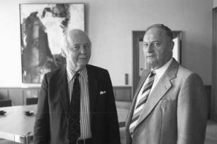 Besuch des Präsidenten des Obersten Gerichtshofs von Queensland/Australien W.B. Campbell beim Bundesgerichtshof