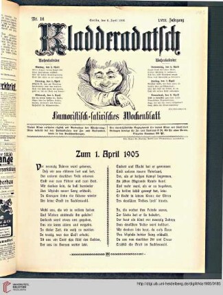 Hefte 14-18, April 1905