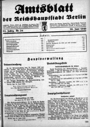1940,24: Nr. 24, 16. Juni 1940