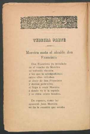 Tercera parte
