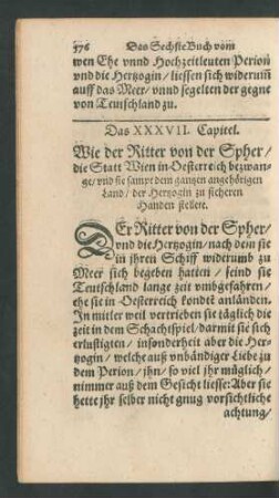 Das XXXVII. Capitel.