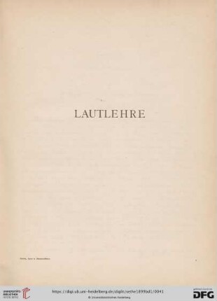 Lautlehre