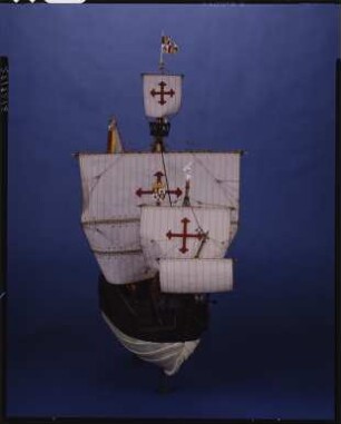 Vollmodell einer spanischen Nao von 1492