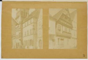 Wohnhaus, Kaysersberg: Ansichten (aus: Skizzen- und Fotoalbum 16)