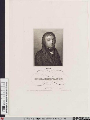 Bildnis Leander (Taufn.: Johann Heinrich) van Ess