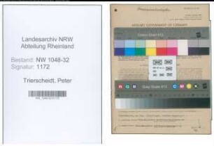 Entnazifizierung Peter Trierscheidt , geb. 12.12.1897 (Angestellter)