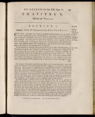 Chapitre V. Histoire de Tripoli.