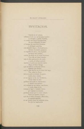 Invitación.
