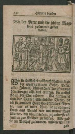 Wie der Peter und die schöne Magelona ...