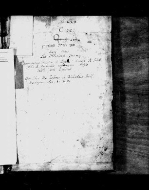 Torat ha-minhah : SUB Hamburg Cod. hebr. 56