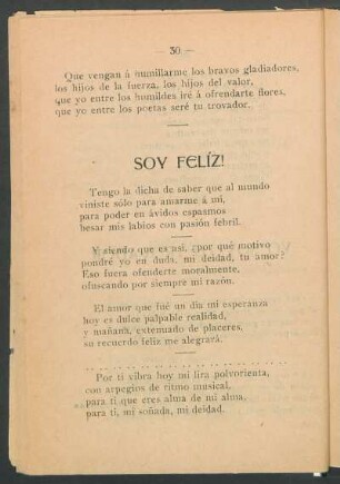 Soy feliz!
