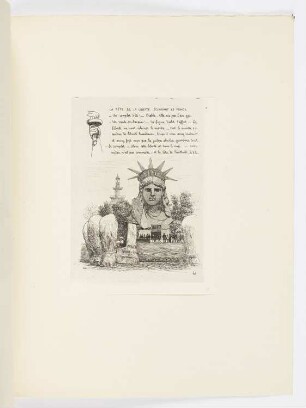 La Tête de la liberté éclairant le monde, Blatt 21 der Folge "L’Exposition Universelle 1878"