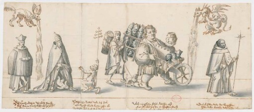 [Spottblatt auf Luther und das Papsttum]