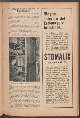 La telegrafía sin hilos en los ferrocarriles