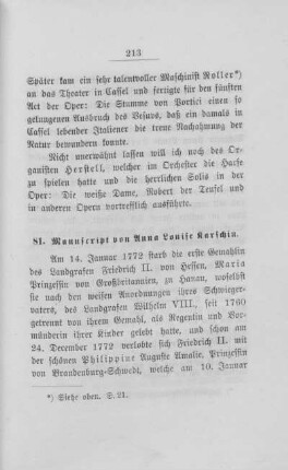 81. Manuscript von Anna Louise Karschin.