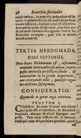 98-105, I. Meditatio; ...