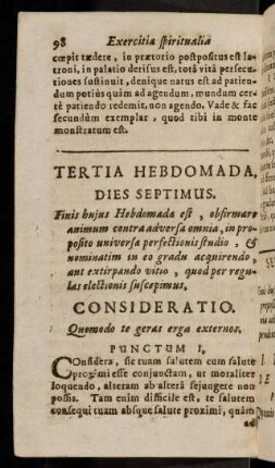 98-105, I. Meditatio; ...