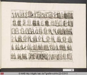 Ausstellung und Prozession des englischen Hofs.