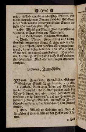 170-180, Bryonia - Buxus
