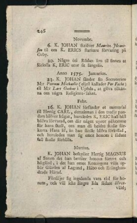 246-258, Anno 1575. - Anno 1579.