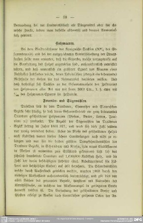 Fournier- und Sägemühlen