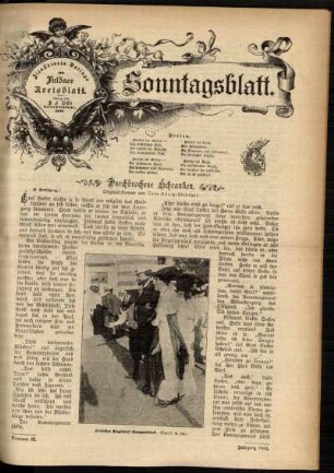 Ausgabe vom Sonntag, den 28. Mai 1905.