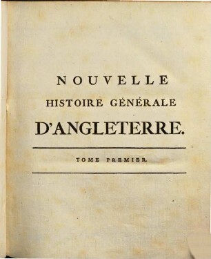 Nouvelle histoire général d'Angleterre, 1