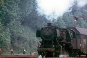 Rottweil Lok 050 202 Güterzug Einfahrt Rotweil