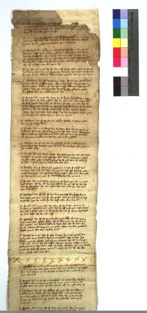 'Schuldigunge und ansprache' des Deutschen Ordens zu Marburg an die Stadt Marburg.