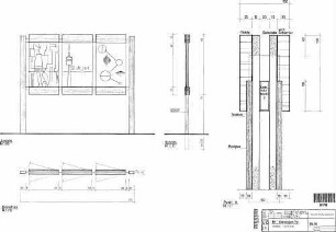 Geislingen (Steige): Werbe - Vitrine Empfangsgeb. Vitrine